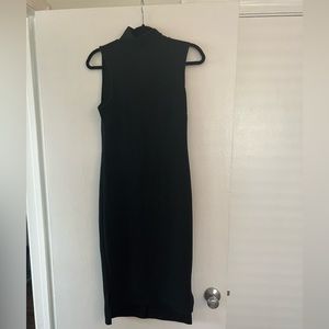 Black turtleneck dress